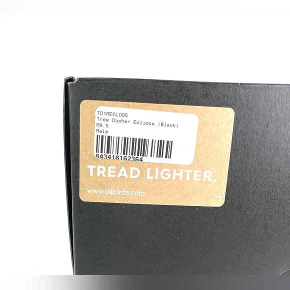 **SOLD**  allbirds Tree Dasher Running Shoes Eclipse Solid Men 9.5 Euro 41.5 - Picture 10 of 16